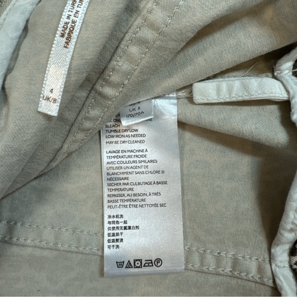 Free People Modern Femme Leopard Print Denim Zippered Mini Skirt Size 4 NWT - Picture 8 of 8